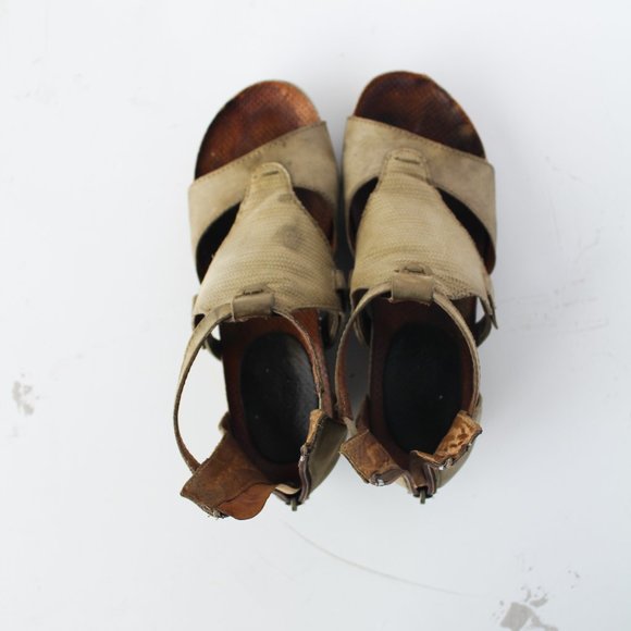 Miz Mooz Maisie Wedge Sandals in SAGE - Size EU 38 / US 8 Discontinued Style - Picture 2 of 11